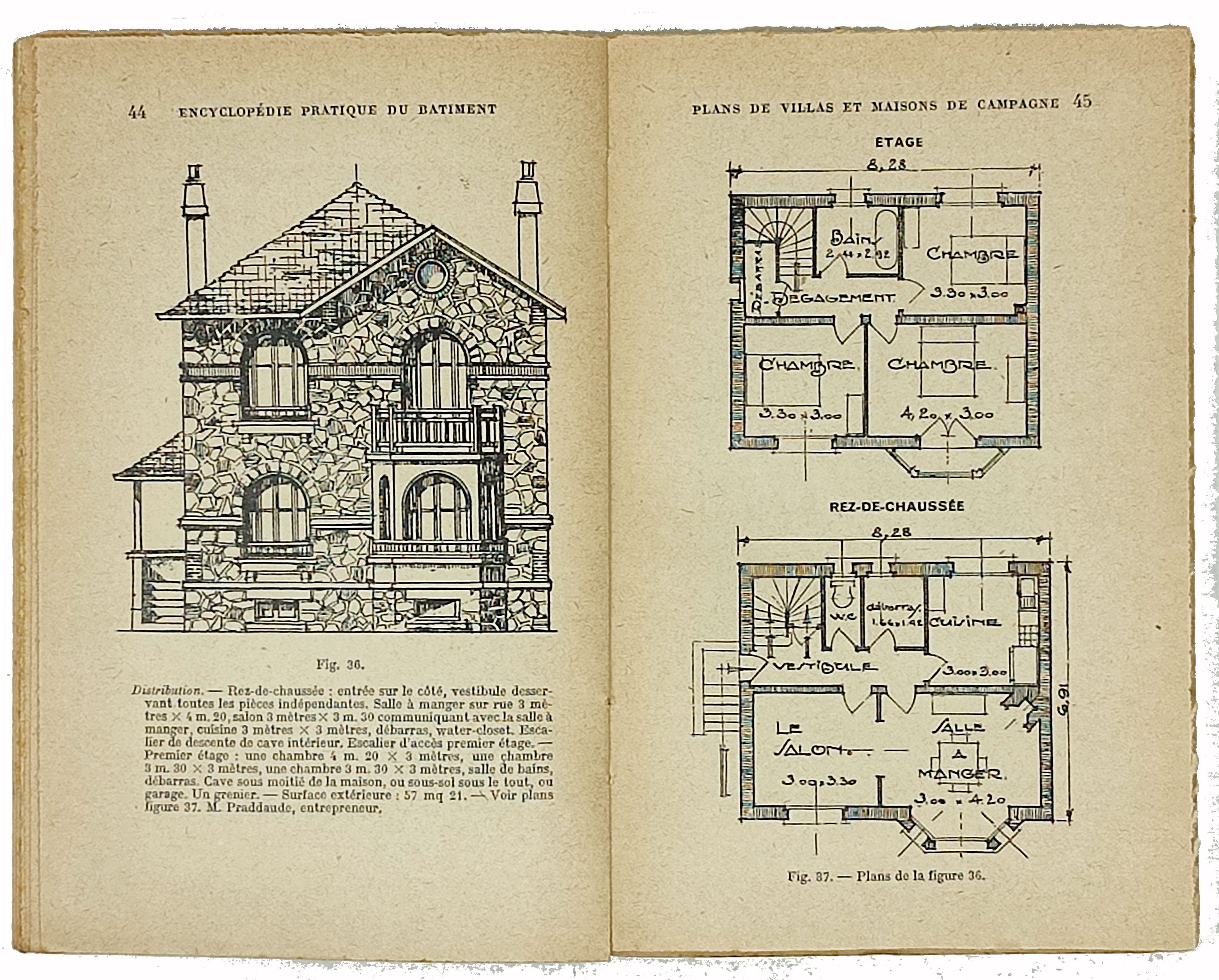 libro ARCHITECTURE PLANS DE MAISONS ET VILLAS Nouvelle encyclopedie pratique du batiment et de l'habitation Champly Desforges